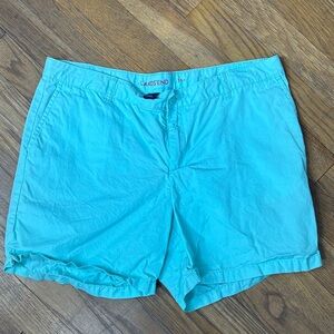 Lands' End Aqua Blue Casual Shorts
